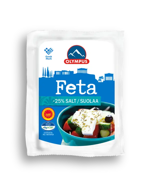 Olympus 150g Feta PDO -25% suolaa