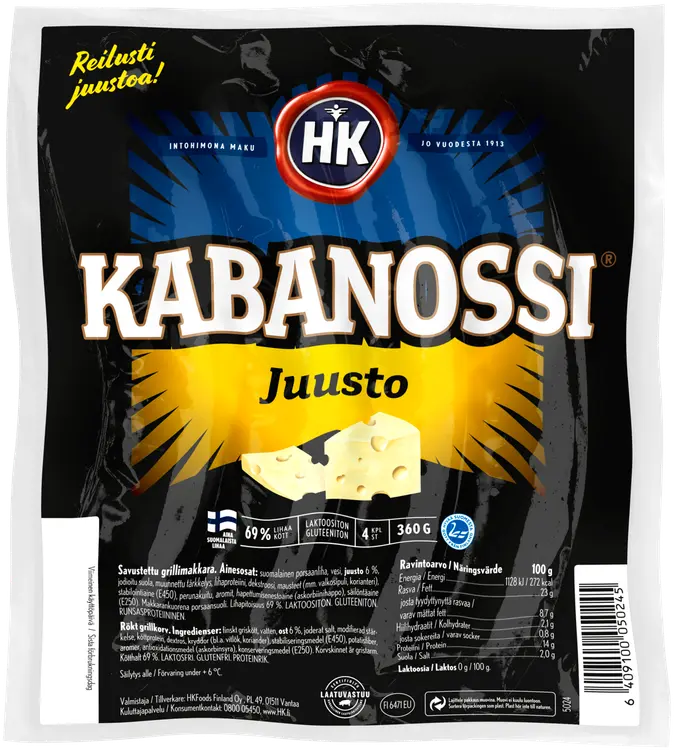 HK Kabanossi® Juusto 360 g