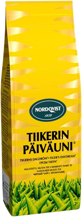 Nordqvist Tiikerin Päiväuni 150g musta maustettu irtotee