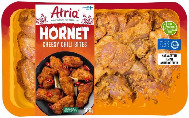 Atria Hornet Cheesy Chili Bites 600g