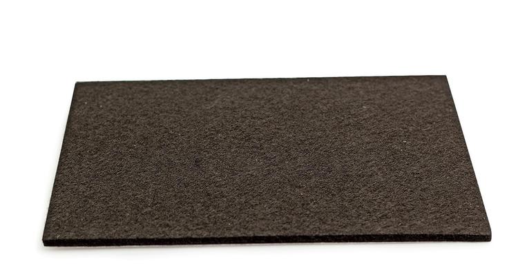Habo leikattava huopatarra-arkki 100x125mm musta