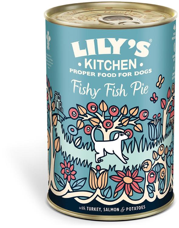 Lily's Kitchen 400g Fishy Fish Pie sis. kalkkunaa, kalaa ja kasviksia koiranruoka