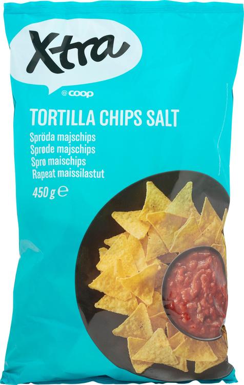 Xtra tortilla chips maissilastut 450 g