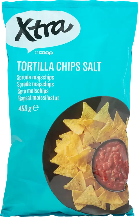 Xtra tortilla chips maissilastut 450 g