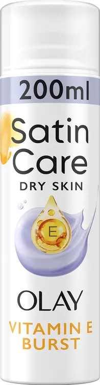Gillette Satin Care Olay Vitamin E 200ml ihokarvanajogeeli
