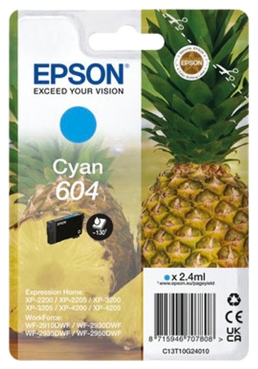Epson mustepatruuna 604 syaani