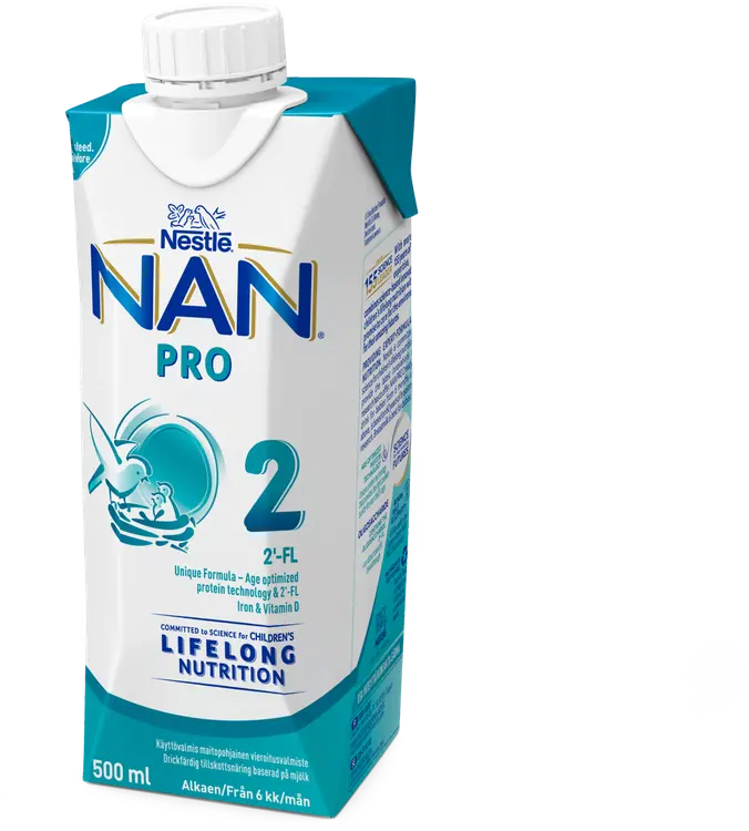 Nestlé Nan 500ml Pro 2 maitopohjainen käyttövalmis vierotusvalmiste