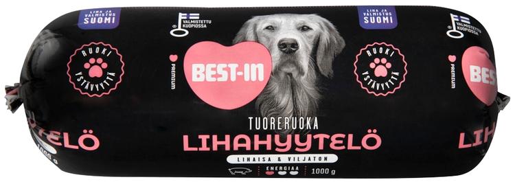 Best-In Lihahyytelö koiran tuoreruoka 1000g