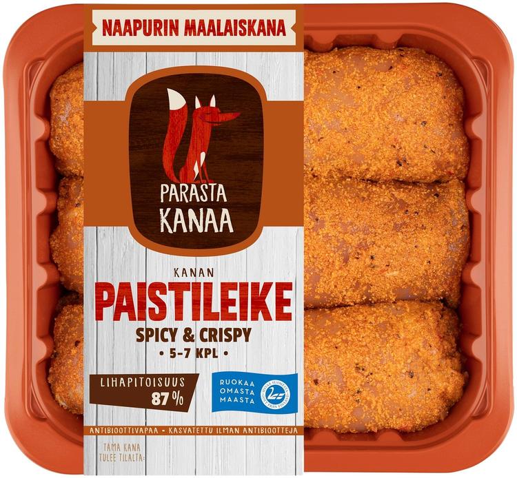 Naapurin Maalaiskanan paistileike spicy & crispy n 580g