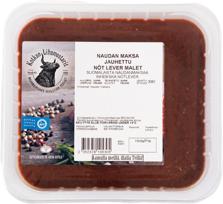 Naudan Maksa Jauhettu