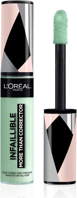 L'Oréal Paris Infaillible More than Corrector 001 Green peiteväri 11ml