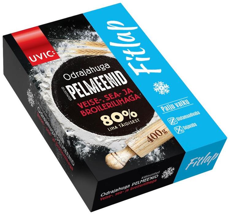 Uvic Fitlap Odrajahust pelmeenid veis sina kana 400 g