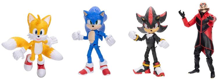 Sonic 3 movie - 5 figures - wave 1