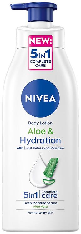 NIVEA 400ml Aloe & Hydration Body Lotion -vartalovoide