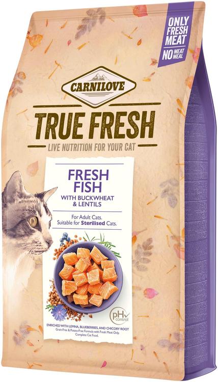 Carnilove True Fresh Kala steriloiduille kissoille 340 g
