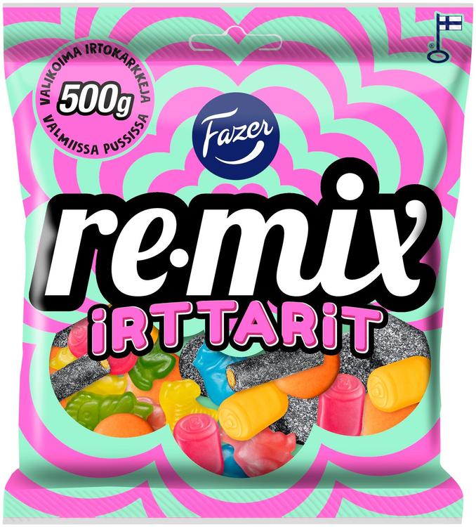 Fazer Remix Irttarit karkkipussi 500g