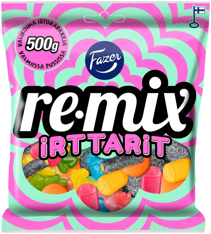 Fazer Remix Irttarit karkkipussi 500g