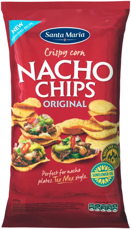 Santa Maria 475g Nacho Chips -maissilastut