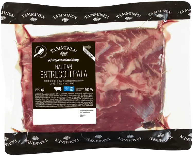 Tamminen naudan entrecotepalan 1kg