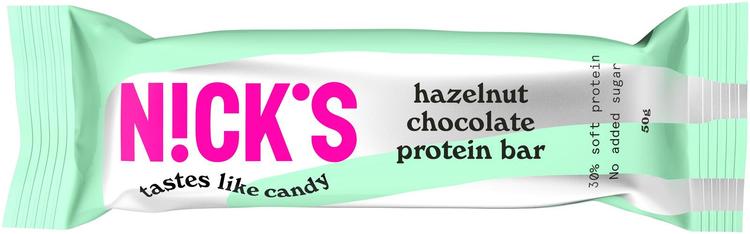 Nick's proteiinipatukka Hazelnut Chocolate 50g