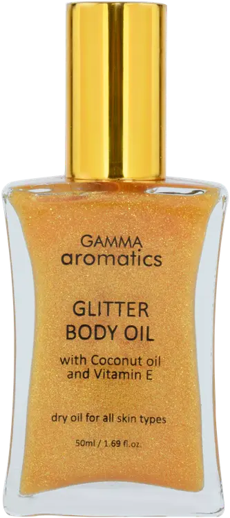 GAMMA aromatics Glitter vartaloöljy Gold 50ml