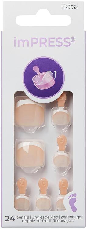 Kiss imPress Toenails - Chasing Summer 24kpl