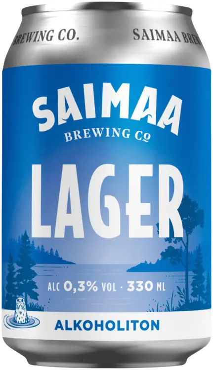 Saimaa Lager 0,3% olut 0,33l tölkki