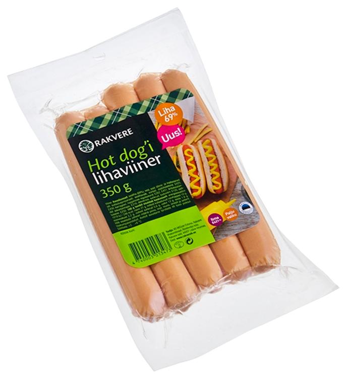 Hot Dog lihaviiner 350 g