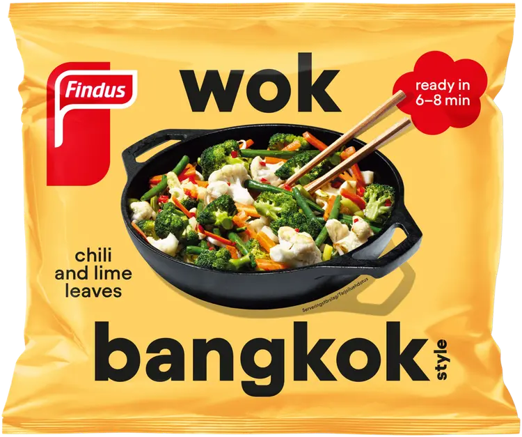 Findus Wok Bangkok Style 450g, pakaste
