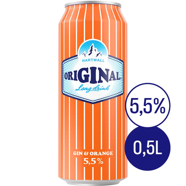 Hartwall Original Long Drink Orange 5,5% 0,5 l