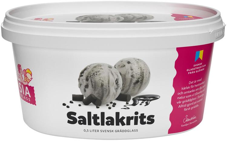 SIA Glass Salmiakkijäätelö 0,5L