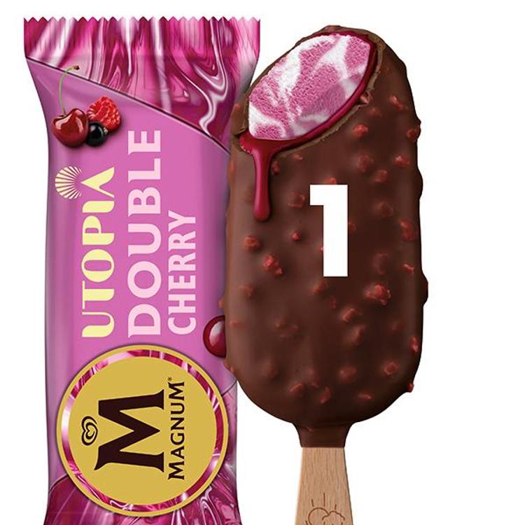 Magnum Double Cherry pulgajäätis, 85ml/71g