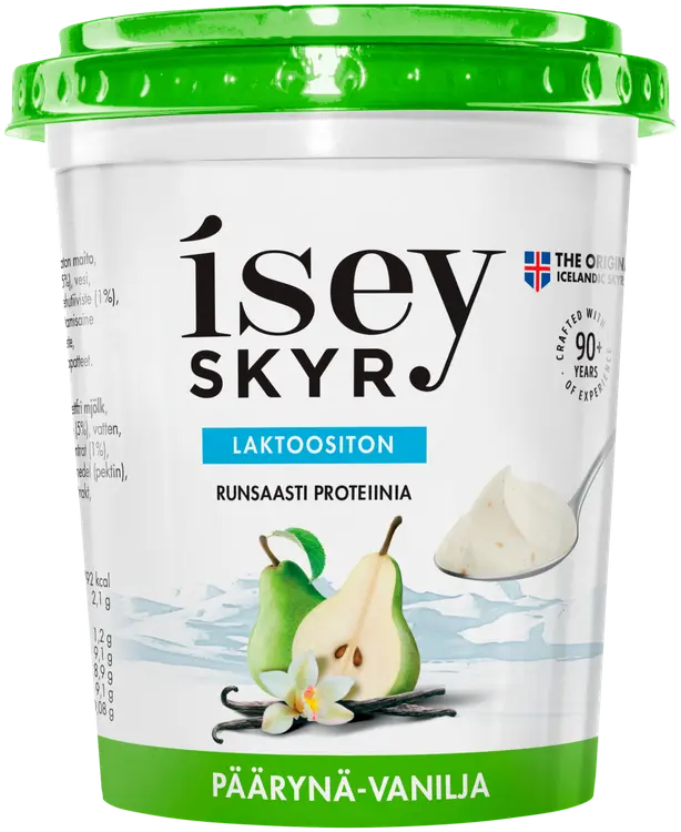Isey Skyr Päärynä-vanilja laktoositon maitovalmiste 400g