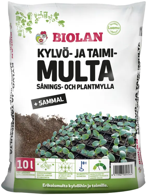 Biolan Kylvö ja taimimulta 10 l