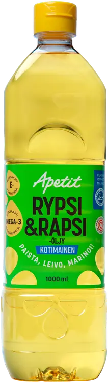Apetit Kotimainen Rypsi&rapsiöljy 1000ml