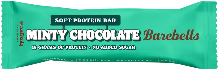 Barebells Soft Minty Chocolate - mintun makuinen proteiinipatukka 55g