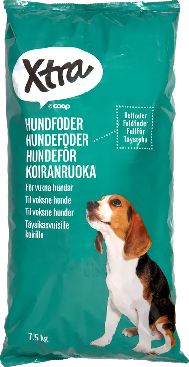 Xtra koiran kuivaruoka liha 7,5 kg