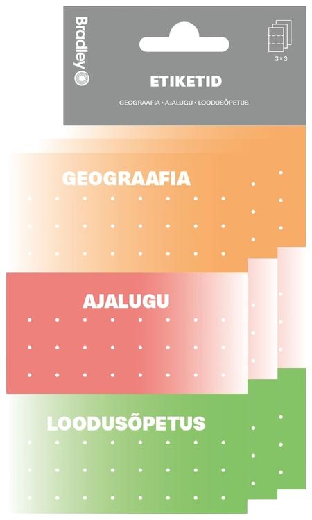 Vihikuetiketid 9tk geogr ajalugu loodus