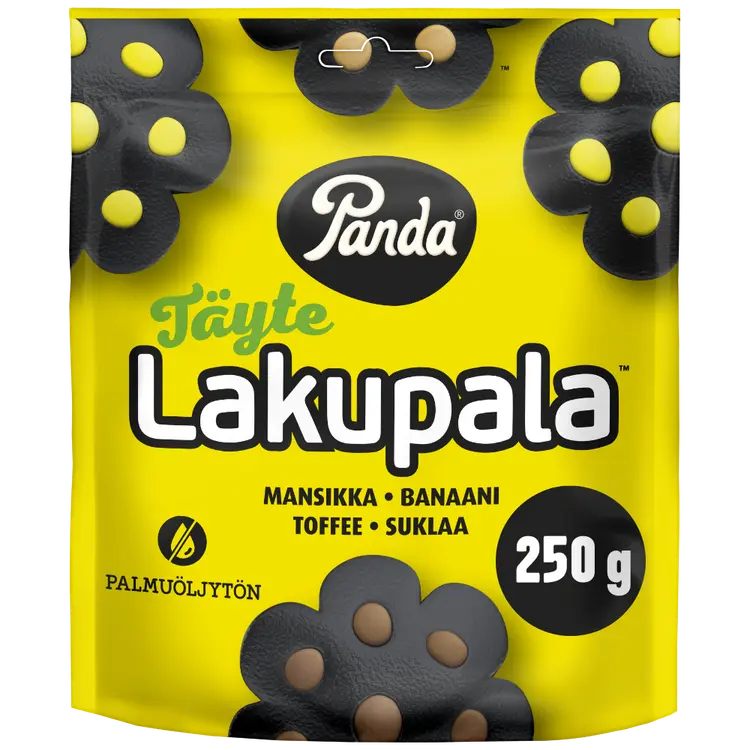 Panda Lakupala täytelakritsi 250g