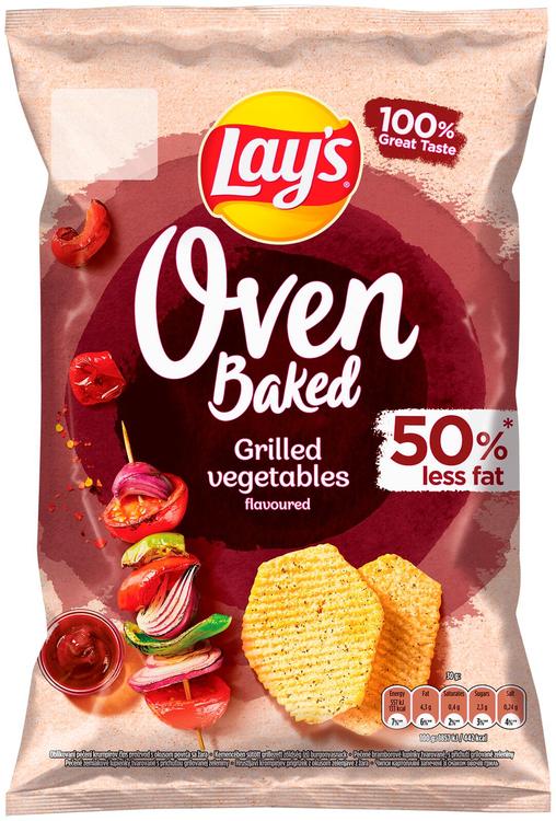 Kartulikrõps Lay's Oven Baked Grillitud Juurviljad 110g