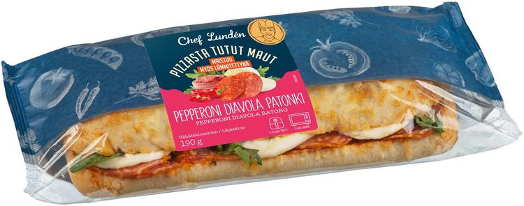 Chef Lunden Pepperoni Diavola patonki 190 g
