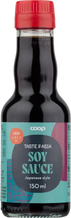 Coop Taste of Asia soijakastike vähemmän suolaa 150 ml