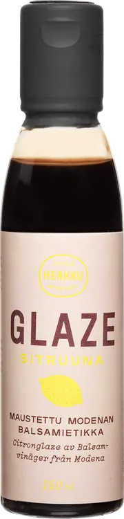 Herkku 150ml Glaze Sitruuna maustettu Modenan balsamietikka