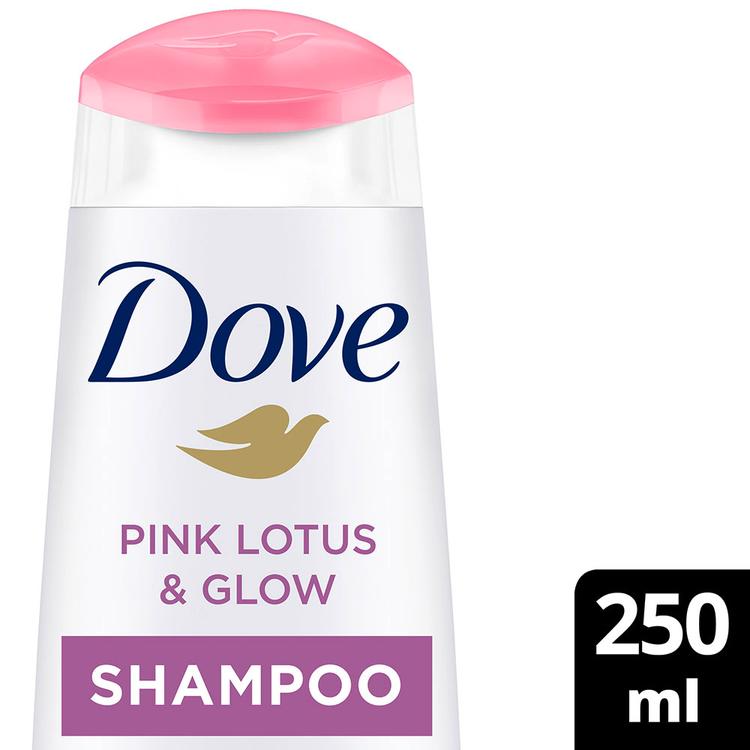 Dove Nourishing Secrets Glowing Ritual Shampoo Vaaleanpunaisella lootuksella ja riisivedellä 250 ML