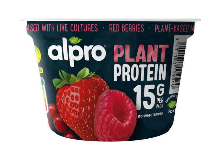 Alpro High Protein Red Berries, hapatettu soijavalmiste 200g