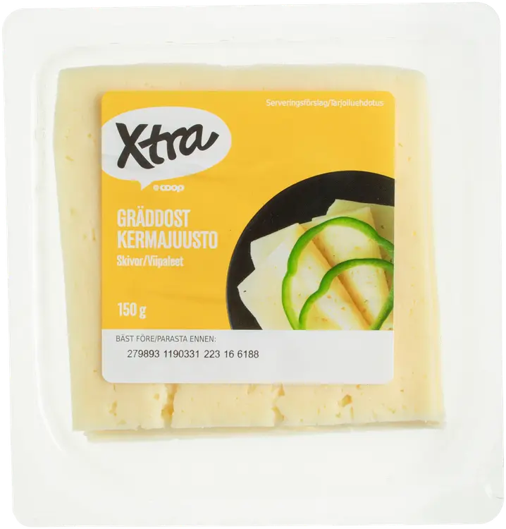 Xtra 150g kermajuusto viipaleina 25%