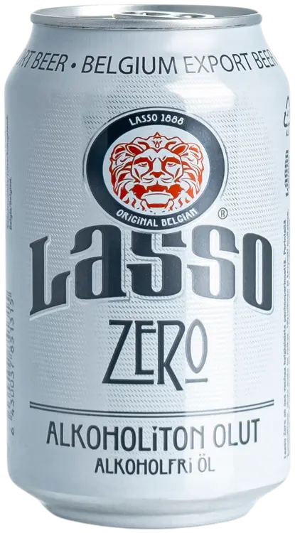 Lasso Zero alkoholiton 0,0%  lagerolut 33cl tlk