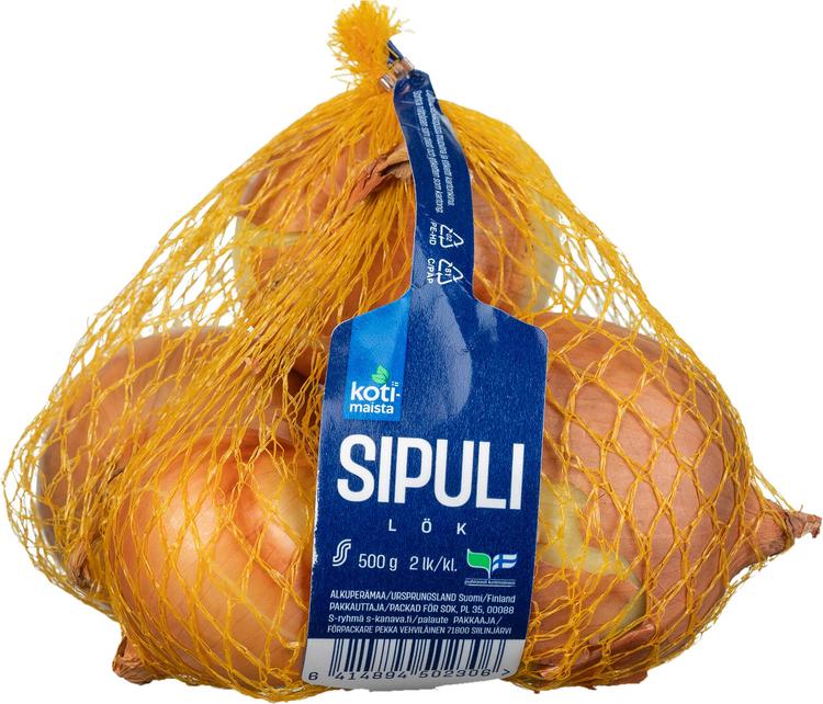 Kotimaista suomalainen sipuli 2.lk 500 g