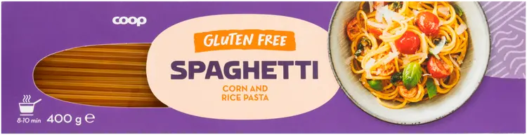 Coop spagetti maissista ja riisistä gluteeniton 400 g