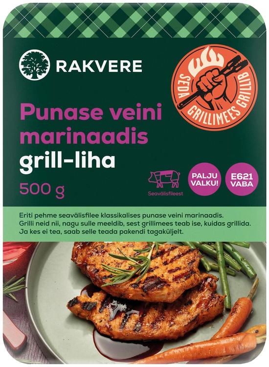 Grill-liha punase veini marinaadis 500 g